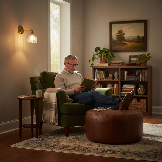 Retro Tulip-Shaped Glass Wall Lamp with Warm Light – Vintage Wall Lamp for a Cozy Atmosphere