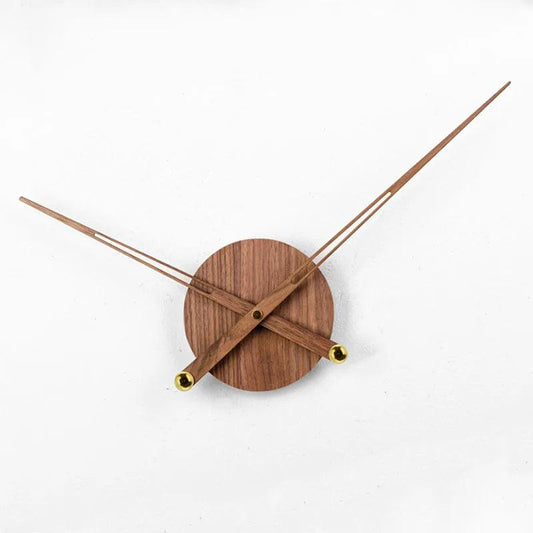 L’Aube Infinie | DIY Wooden Wall Clock Set for Personalized Decoration – Clock with Silent Movement