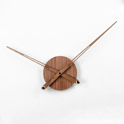 L’Aube Infinie | DIY Wooden Wall Clock Set for Personalized Decoration – Clock with Silent Movement