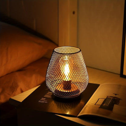 Wireless LED Lantern with Warm White Light – Perfect for Indoors and Outdoors