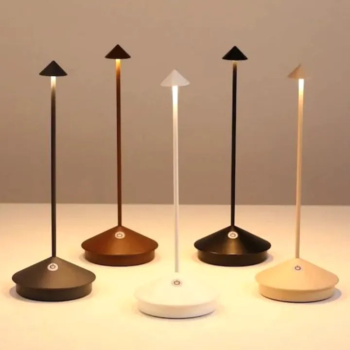 Wireless LED Table Lamp with Dimmable Light and Waterproof Design – Modern Lighting