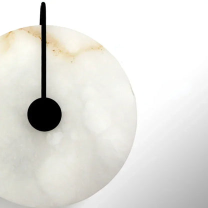 Minimalist Marble Wall Lamp with LED Lighting – Creative Design for Living Room and Bedroom
