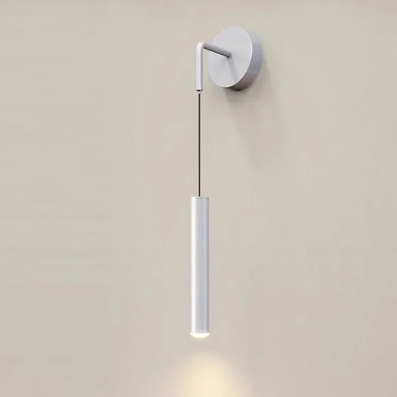 Modern LED Wall Lamp for Bedroom – Creative Aluminum Wall Candlestick for Reading
