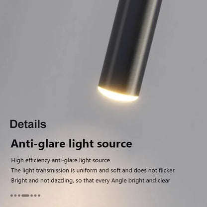 Modern LED Wall Lamp for Bedroom – Creative Aluminum Wall Candlestick for Reading