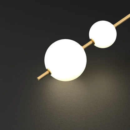 Nordic Wall Lamp with LED for Living Room and Bedroom – Copper Finish, Vertical Wall Lamp, 15CM x 65CM or 15CM x 85CM