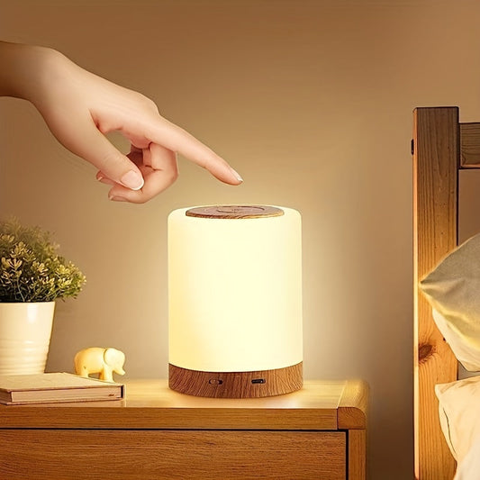 Adjustable LED Bedside Lamp with Touch Control – USB Rechargeable Bedside Lamp for a Cozy Bedroom